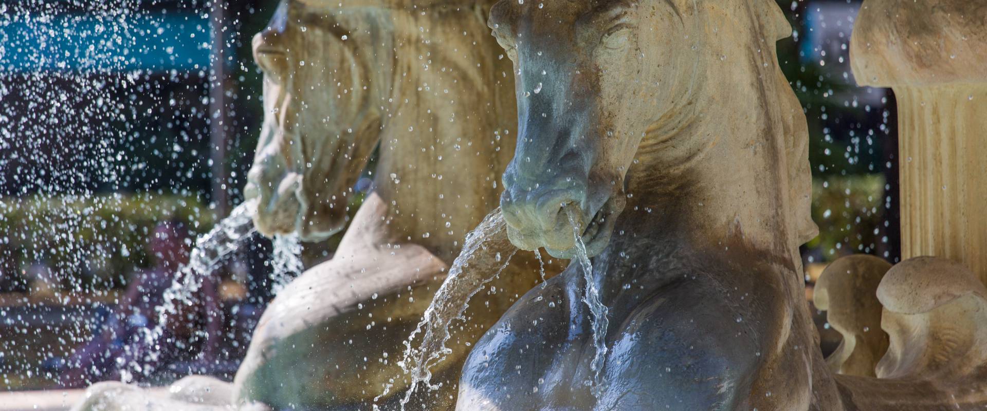 Rimini Fontana dei Quattro Cavalli Particolare foto di Laura Monetini